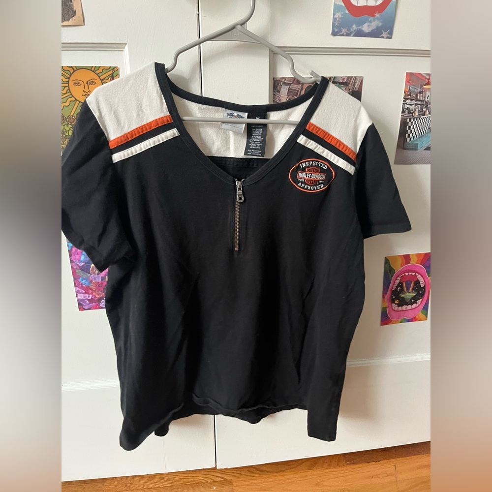Harley Davidson Spellout Top